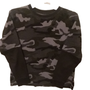 C)  Faded glory Boys camouflage size XL shirt